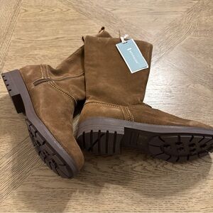 Waco REVITALIGN Kennedy Mid Calf Boot, Color Almond Buff, Women's Size 11B